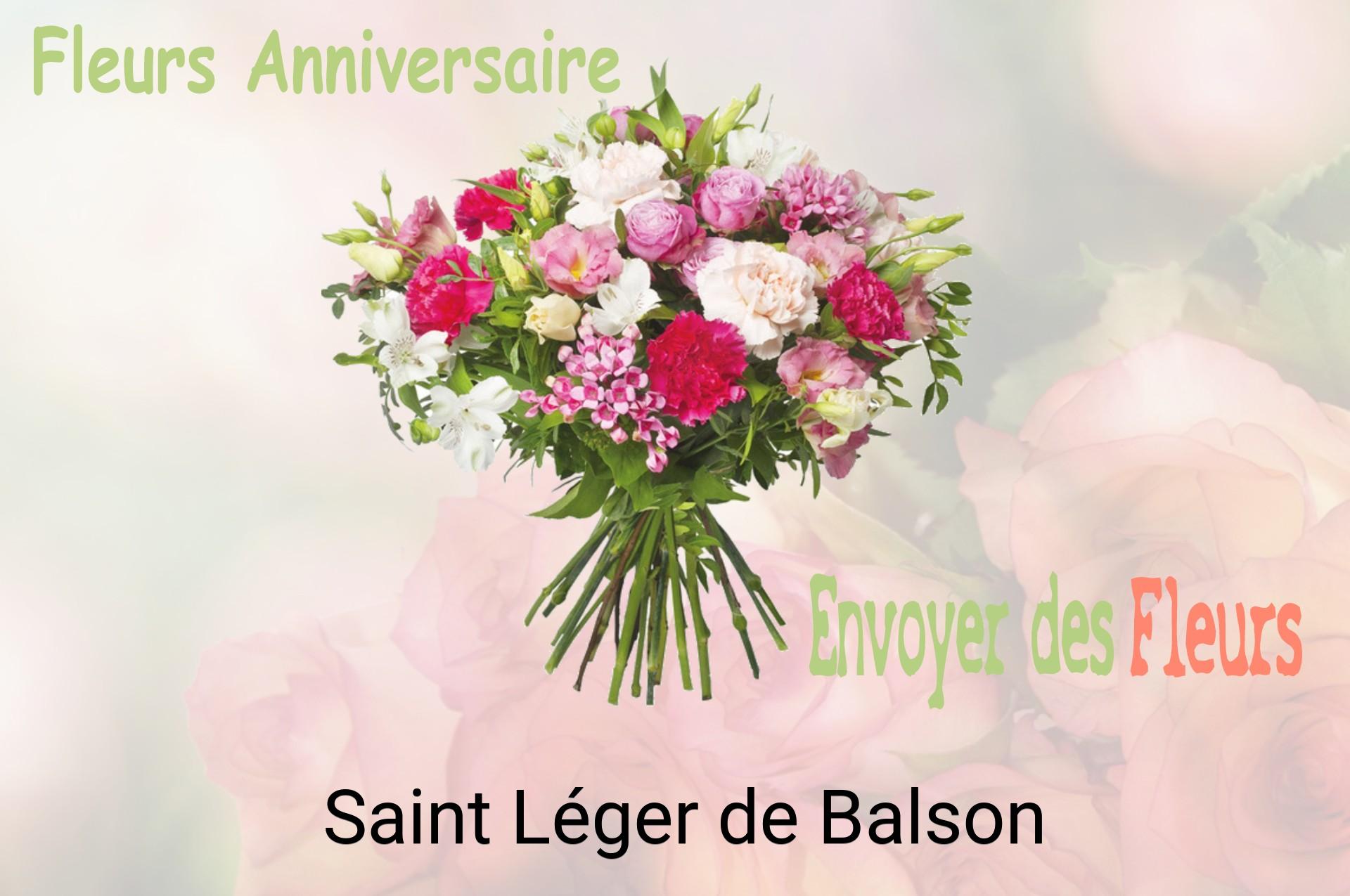 Bouquet de fleurs d’anniversaire livré à Saint-Léger-de-Balson